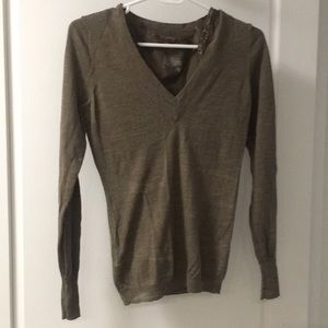 Limited sweater with matching lace edged camisole